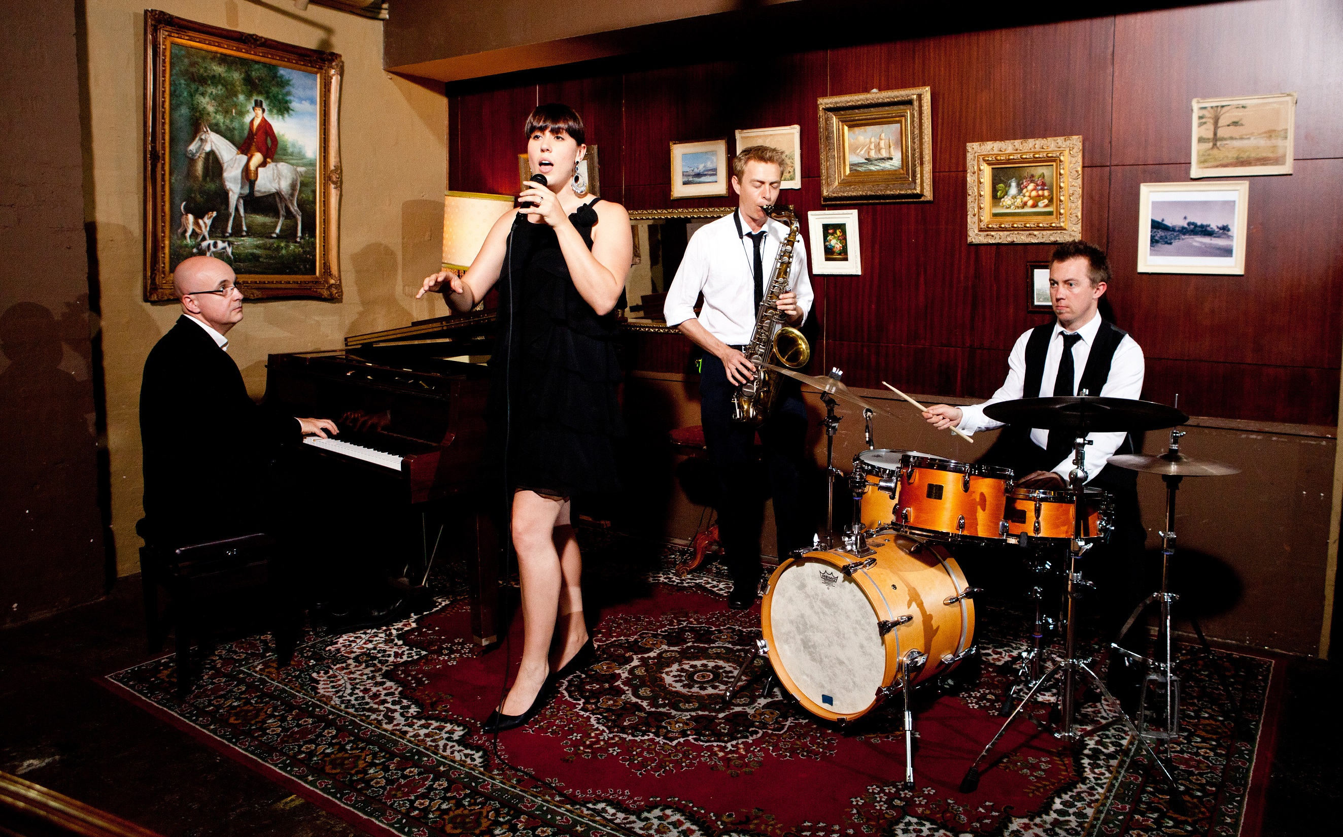 Vocalist Quartet Sydney Jazz Collective Band Small