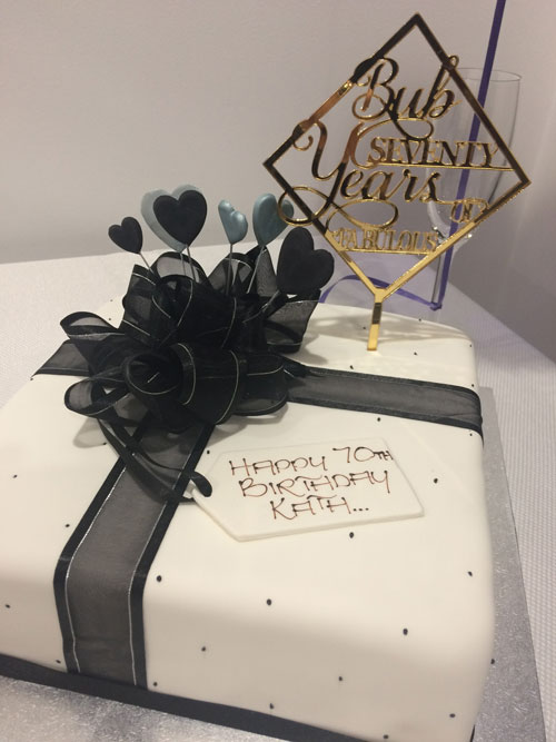 hexagon cake topper personalised