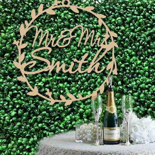 wedding wooden hoop for grass wall or flower wall
